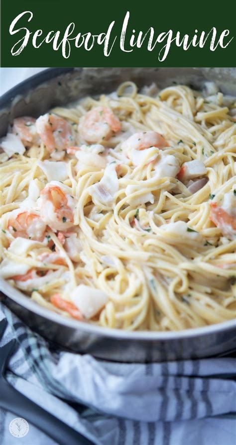 Seafood Linguine | Seafood linguine, Seafood pasta recipes, Seafood ...