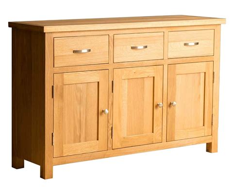 Buy London Oak Large Sideboard Cabinet for Living Room | Roseland ...