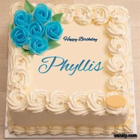 🎂 Happy Birthday Phyllis Cakes 🍰 Instant Free Download