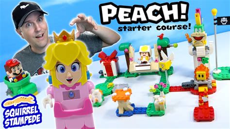 LEGO Super Mario NEW Adventures with Princess Peach Starter Course Set Review - YouTube