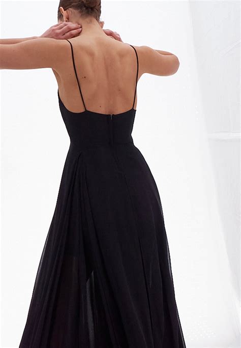 RELIGION Olsen Maxi Dress Black