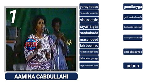 heeso kaban ah - Aamina Cabdullahi - Full songs 2020 album - YouTube