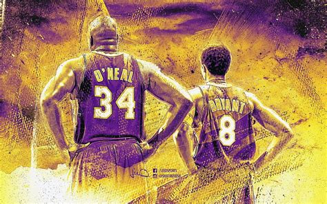 Shaq and Kobe Lakers . Lakers, Kobe Bryant Lakers HD wallpaper | Pxfuel