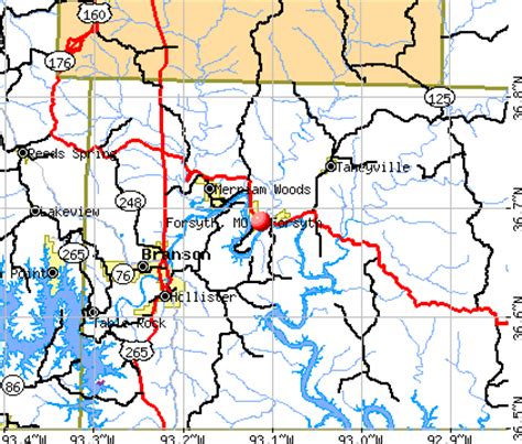 Forsyth, Missouri (MO 65653) profile: population, maps, real estate, averages, homes, statistics ...