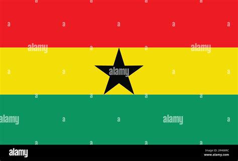 Ghana Flag Design Stock Vector Image & Art - Alamy