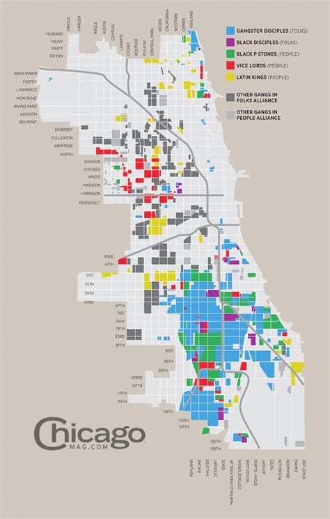 Gangs and Politicians: Map of Chicago Gangs – Chicago Magazine