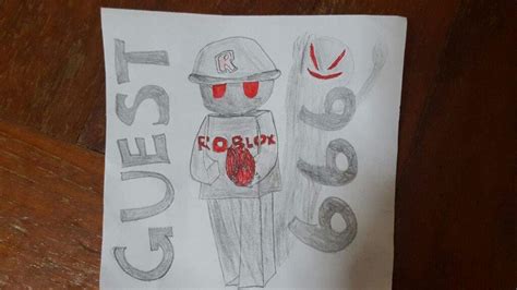 How To Draw Roblox Guest 666 Quick Drawing - vrogue.co