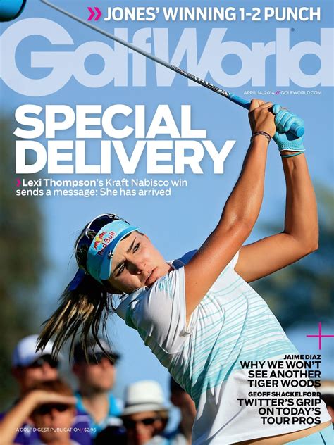 LEXI THOMPSON in Golf World, April 14th 2014 Issue – HawtCelebs