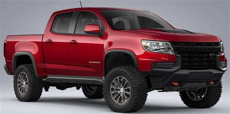 2021 Chevrolet Colorado Gets New Cherry Red Color: First Look