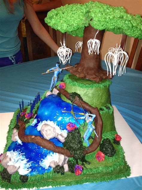 Avatar cake | Water birthday, Avatar theme, Water birthday parties