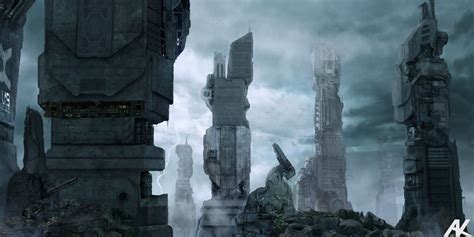 One of matte paintings I've done recently for my personal s-f artbook. Megalopolis-1 is one of a ...