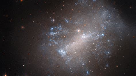 Hubble Captures a Billowing Irregular Galaxy - SpaceRef