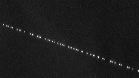 Viral Video Shows SpaceX Starlink Satellites in Night Sky over Netherlands