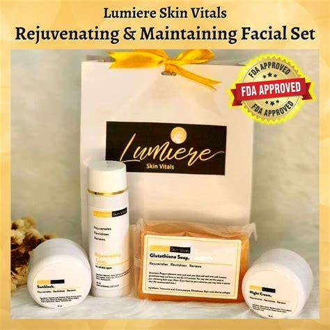 Lumiere Skin Vitals Skin Care Lumiere Set Onhand and Original | Shopee ...