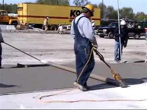 Concrete Roller Screeds by SpinScreed - YouTube