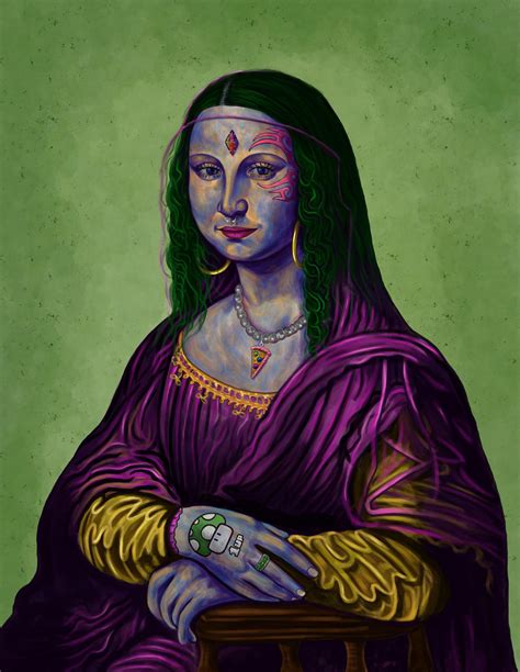 New Mona Lisa painting I made : r/drawing