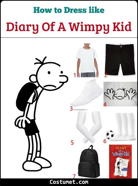 Greg Heffley (Diary of a Wimpy Kid) Costume for Halloween