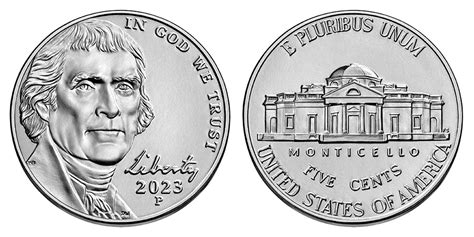 2023 P Jefferson Nickels Return to Monticello: Auctions