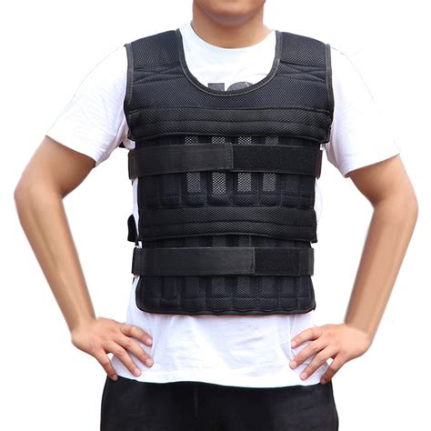 33LB/15kg Adjustable Weighted Vest Weight Jacket for Exercise Fitness Training - Walmart.com