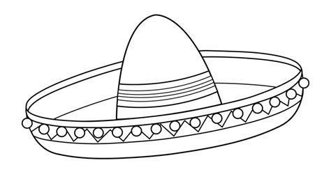 black and white sombrero clipart 10 free Cliparts | Download images on Clipground 2024