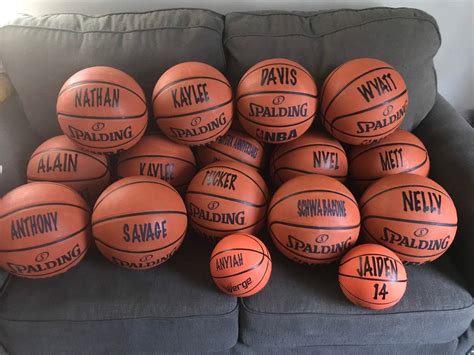 Personalized Basketballs With Name or Logo Regulation or Mini | Etsy