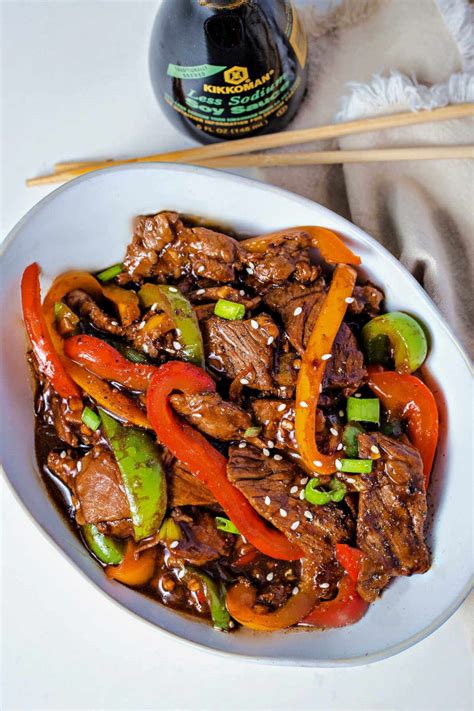 Pepper Steak Stir Fry (Easy Chinese Beef Recipe) - Life, Love, and Good Food