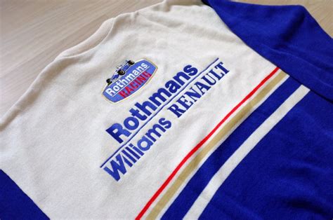 Vintage 90's rare Williams Rothmans F1 racing team sweater - Catawiki