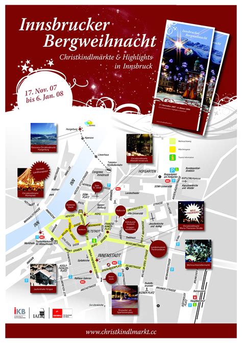 Innsbruck Christmas Markets Map - Innsbruck Austria • mappery