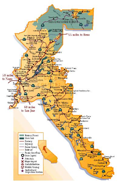 California Gold Rush Map - Free Printable Maps