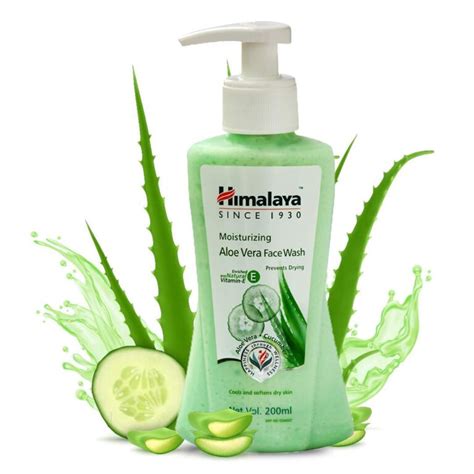 Himalaya Moisturizing Aloe Vera Face Wash, 200ml | GoRevizon