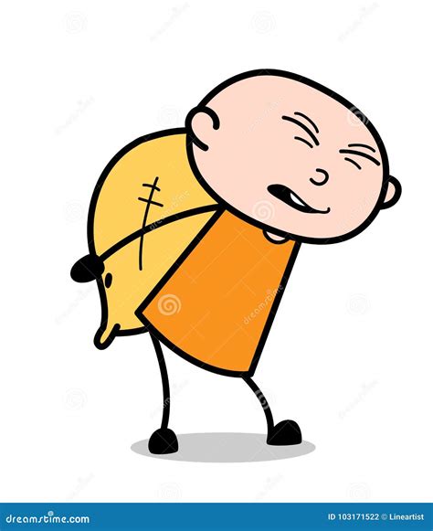 Cartoon Prisoner Carrying a Heavy Burden Vector Concept Stock Illustration - Illustration of ...