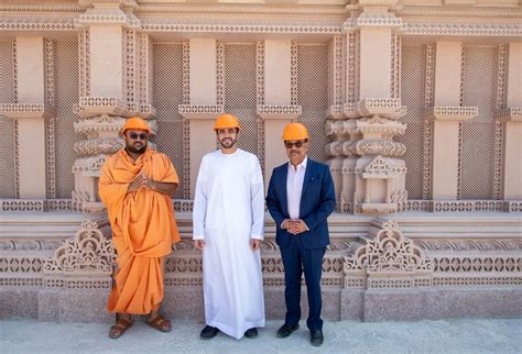 Government Officials and Senior Delegates Visit BAPS Hindu Mandir, Abu ...