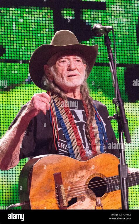 Willie Nelson & Family performs during the 2016 Farm Aid at Jiffy Lube ...