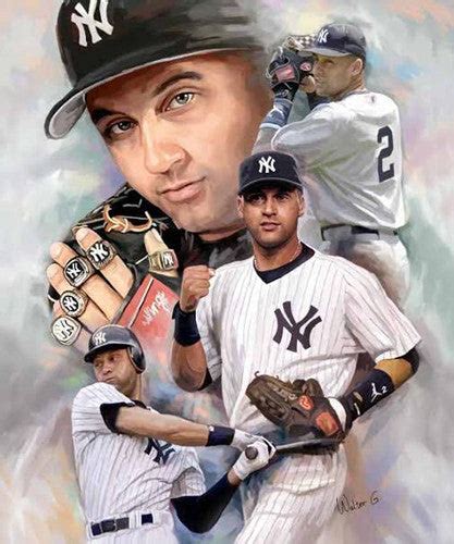 Derek Jeter "Hero, Legend" New York Yankees Premium Poster Print by Wishum Gregory – Sports ...