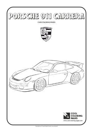 Cool Coloring Pages Porsche 911 Carrera coloring page - Cool Coloring ...