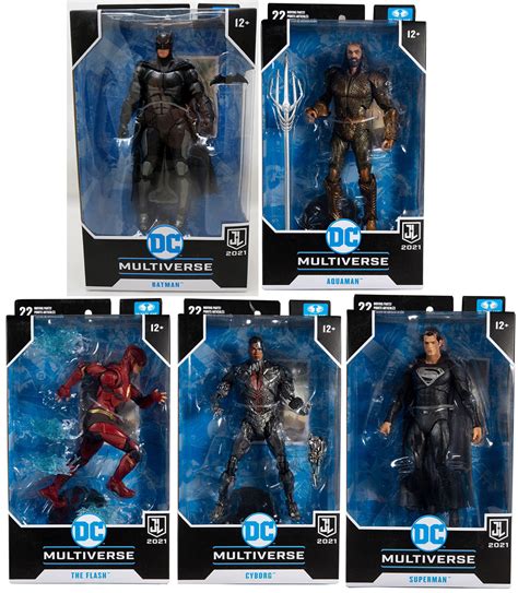 DC Multiverse Justice League 2021 7 Inch Action Figure - Set of 5 ...