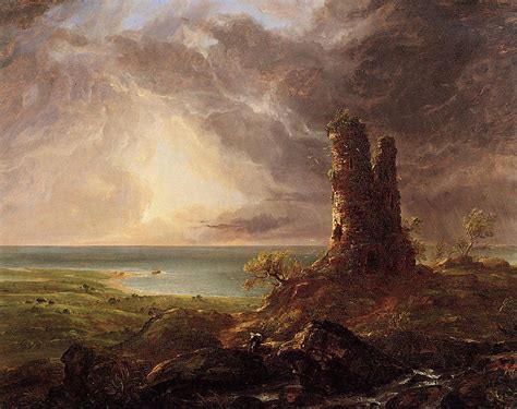 File:Cole Thomas Romantic Landscape with Ruined Tower 1832-36.jpg - Wikimedia Commons