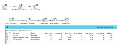 kettle etl sum values from Output steps metrics - Stack Overflow