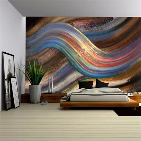 wall26 - Abstract Painting Showing a Symbolic Alternating Scenery ...