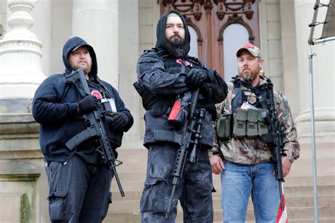 Anti-lockdown protests: The private militias providing “security,” explained - Vox