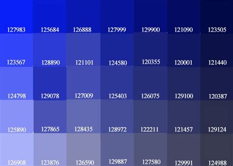 Shades Of Blue Color | Exceline Paints- Blue/Purple Color Palette