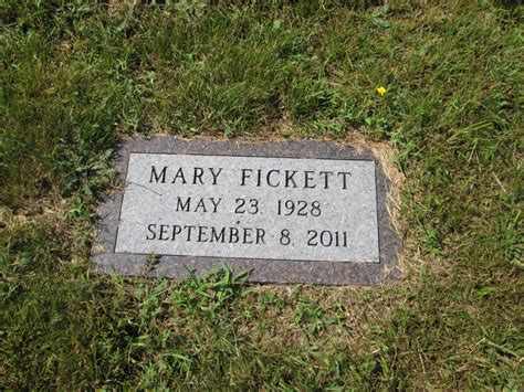 Mary Fickett (1928-2011) - Find a Grave Memorial