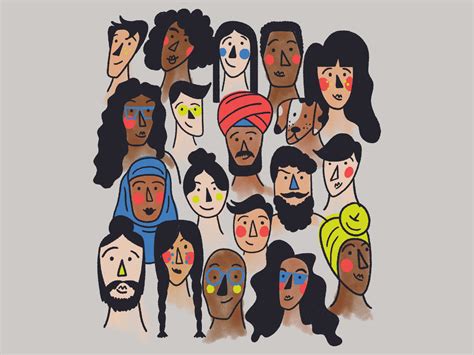 Diversity in illustration by Mariah Barnaby-Norris on Dribbble