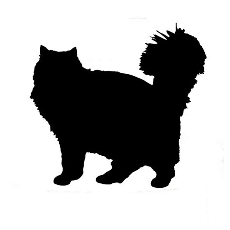 Wholesale 10pcs/lot 20pcs/lot Car Silhouette Window Sticker Fluffy Cat's Vinyl Decal For Truck ...