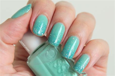 40 Great Nail Art Ideas: Aqua or turquoise / Polished Polyglot