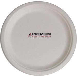 Eco Friendly Disposable Plates, Custom Printed With Your Logo!