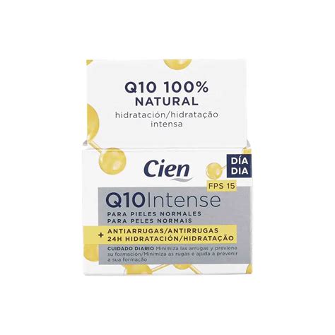 Cien, Q10 Intense, Crema de dia antiarrugas con Q10 y Vitamina E, Day ...