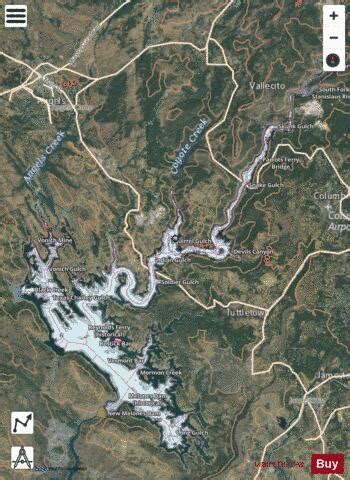 New Melones Lake Fishing Map | Nautical Charts App