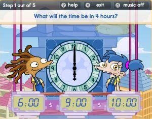Online Telling Time Games For Kids | Fun math, 3rd grade math, Math time
