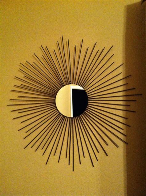 DIY Sun Mirror ( All you need is a Round mirror, Bamboo Skewers, cereal ...